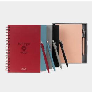 Agenda diaria con espiral